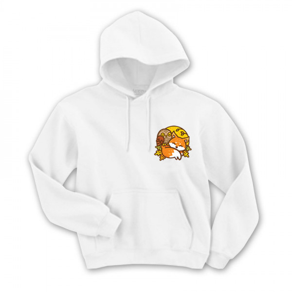 FOXY универсален суичър с качула и директен цветен принт 