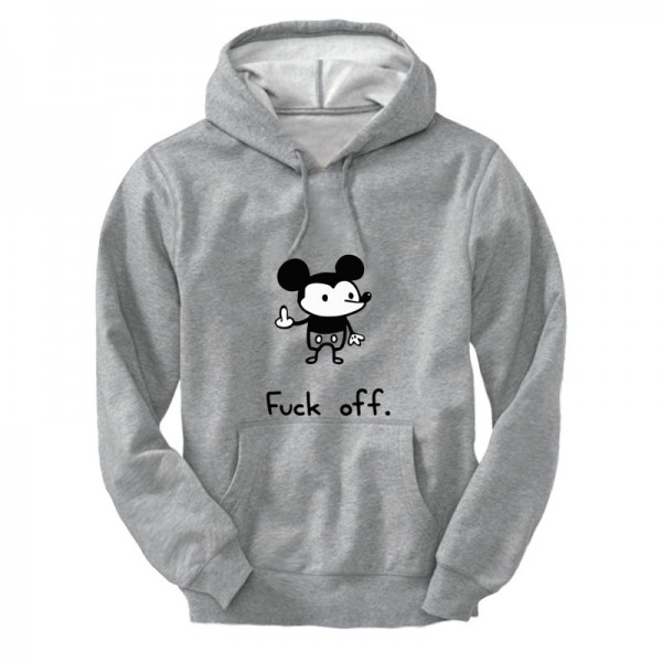 суичър с качулка FUCK OFF