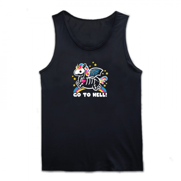 Потник с щампа GO TO HELL