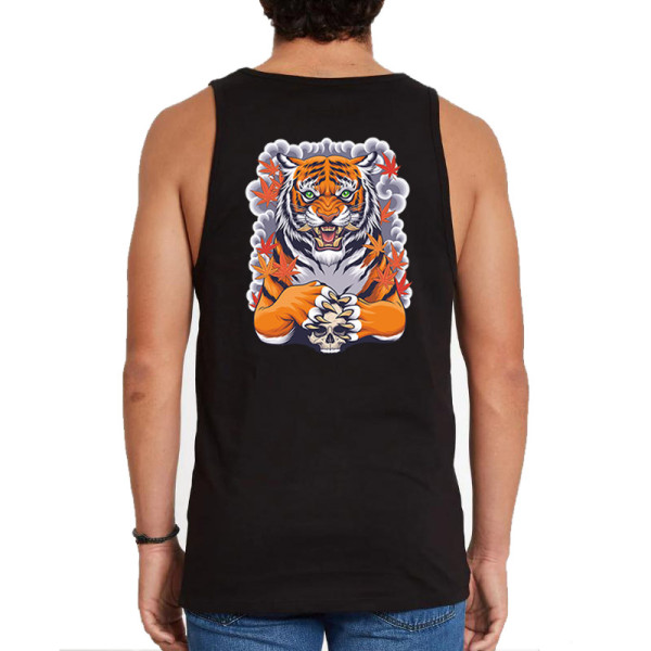 Потник с щампа TIGER SKULL