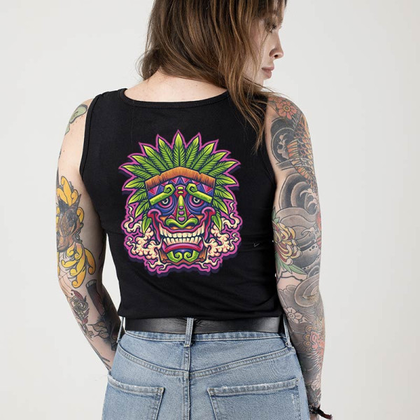 Потник с щампа STONED TIKI