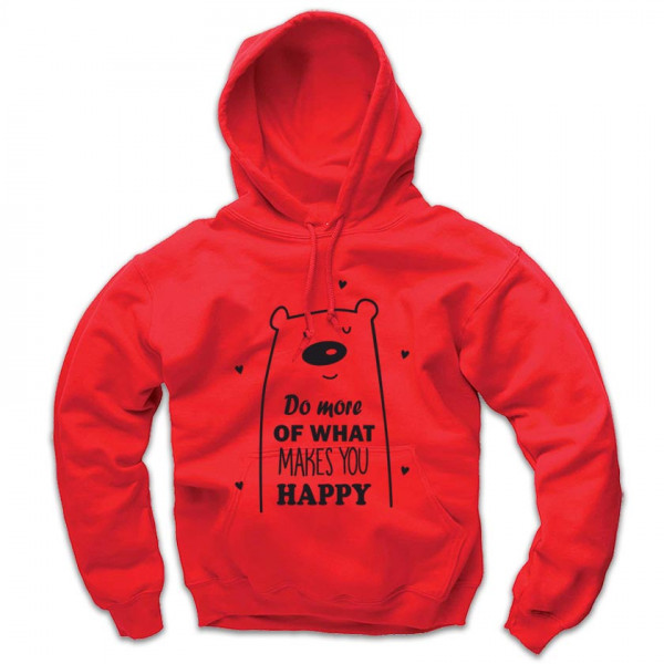 Суичър с щампа HAPPY BEAR