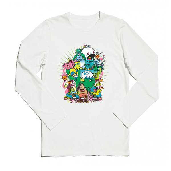 Унисекс блуза ръкав с щампа MINT HAPPY WORLD Унисекс блуза ръкав с щампа MINT HAPPY WORLD