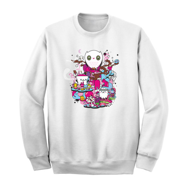 Универсална ватирана блуза PINK HAPPY WORLD Универсална ватирана блуза PINK HAPPY WORLD