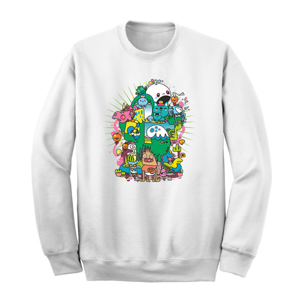 Универсална ватирана блуза MINT HAPPY WORLD Универсална ватирана блуза MINT HAPPY WORLD