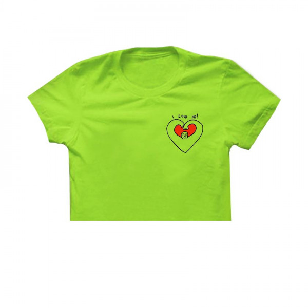 кроп топ  I LOVE ME
