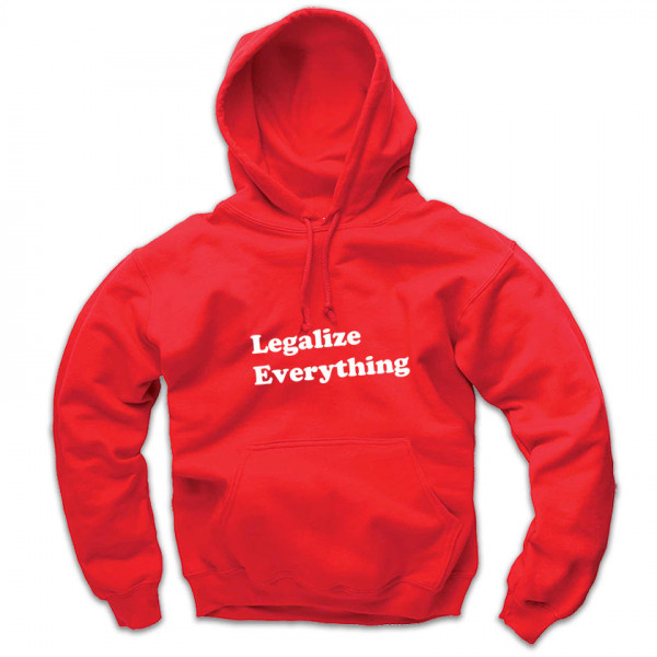 Суичър с щампа LEGALIZE EVERYTHING