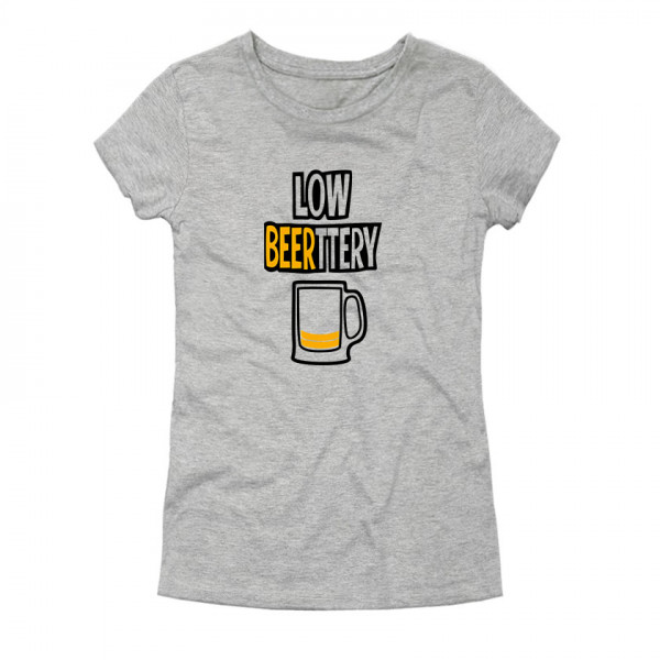 Дамска тениска с щампа LOW BEERTTERY