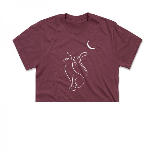 Kроп топ MOON CAT