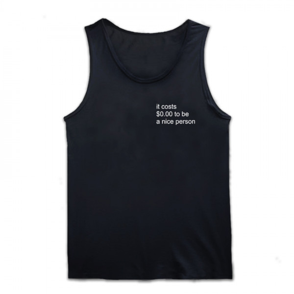 Потник с щампа NICE PERSON