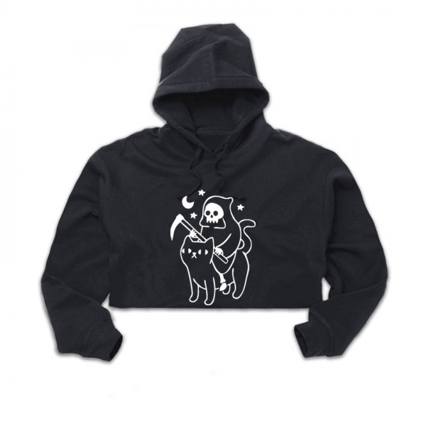 Кроп суичър NIGHT RIDER