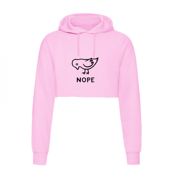 Кроп суичър NOPE