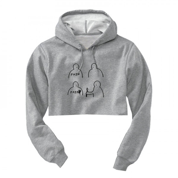 Кроп суичър PAINT