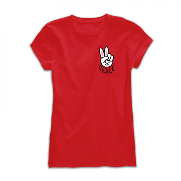 Дамска тениска с щампа PEACE