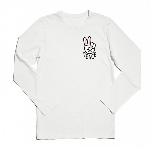 Унисекс блуза ръкав с щампа PEACE Унисекс блуза ръкав с щампа PEACE