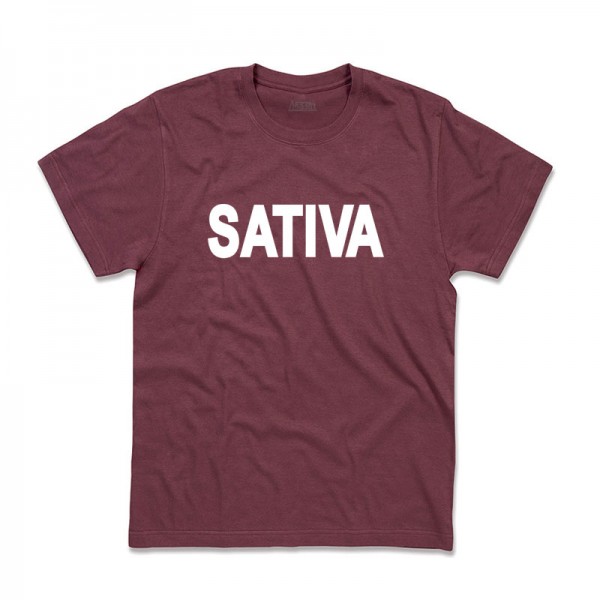 Мъжка тениска с щампа SATIVA