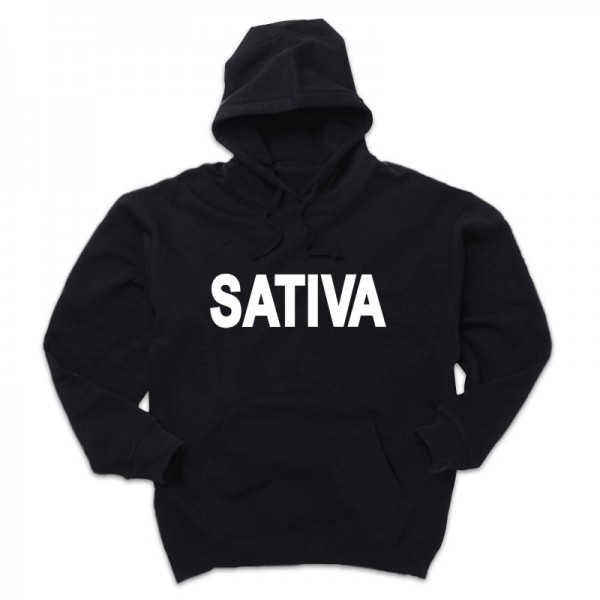 Ватитан суичър с щампа SATIVA