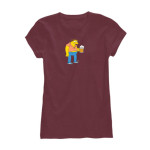 Дамска тениска с цветен принт BARNEY GUMBLEY