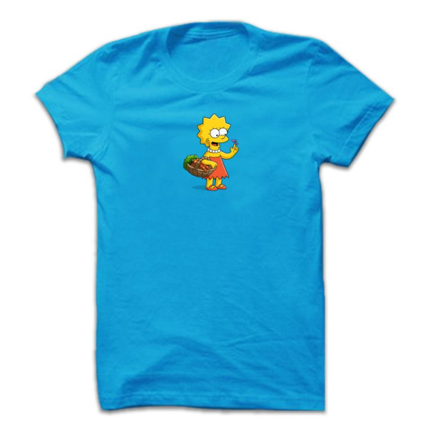 Тениска с цветен принт LISA SIMPSON Тениска с цветен принт LISA SIMPSON