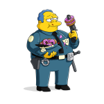 Тениска с Chief Clancy Wiggum от The Simpsons