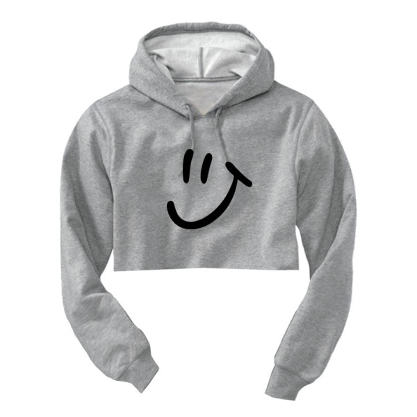 Кроп суичър SMILE