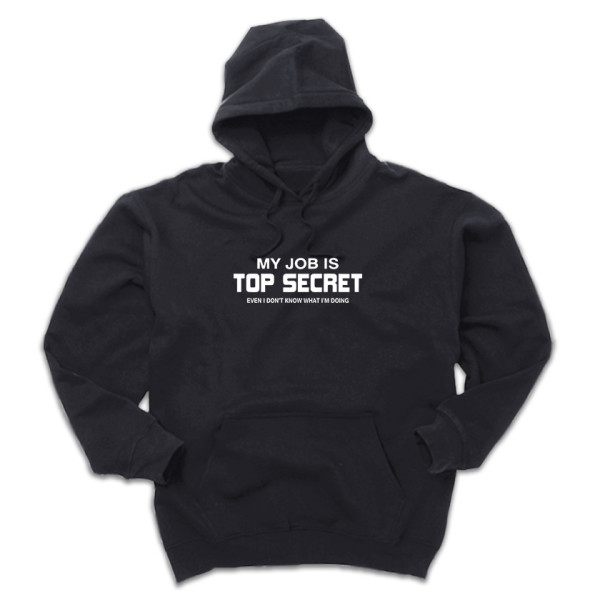 Суичър с щампа TOP SECRET