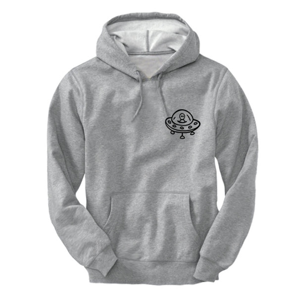 Суичър с щампа UFO POCKET