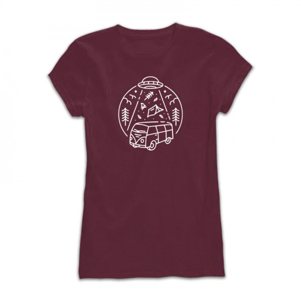 Дамска тениска с щампа  UFO TRIP