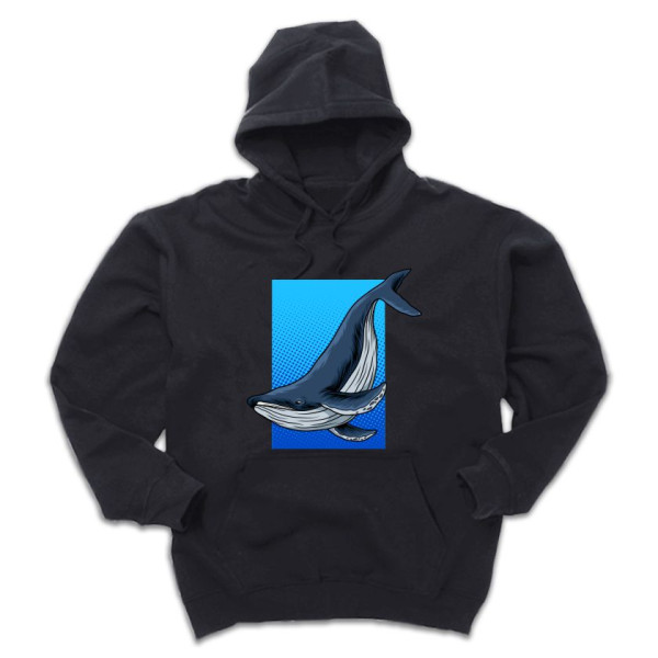 Суичър с щампа WHALE Суичър с щампа WHALE