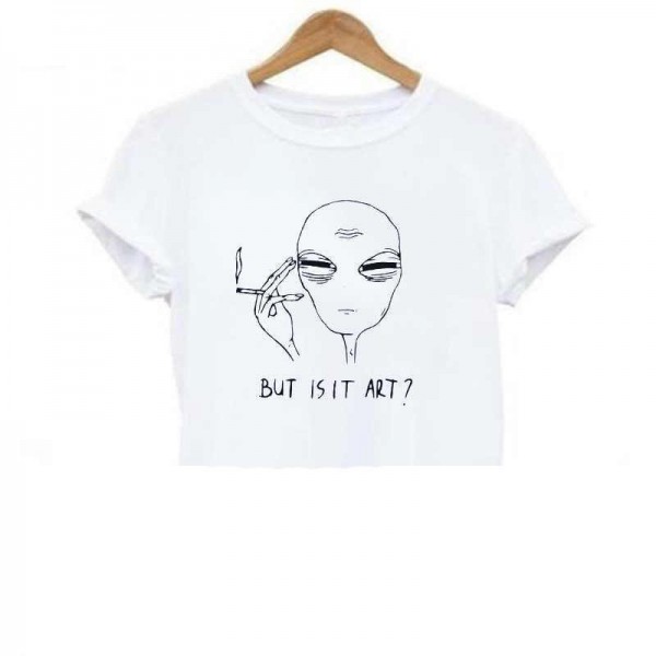  Kроп топ  BUT IS IT ART