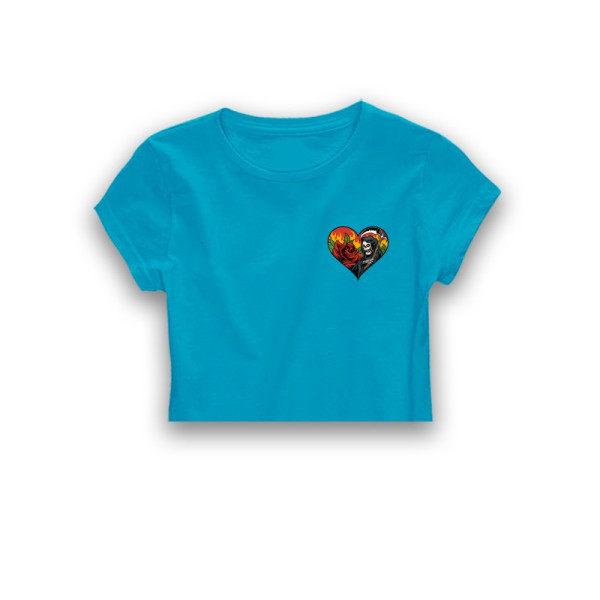 Дамски кроп топ GRIM LOVE