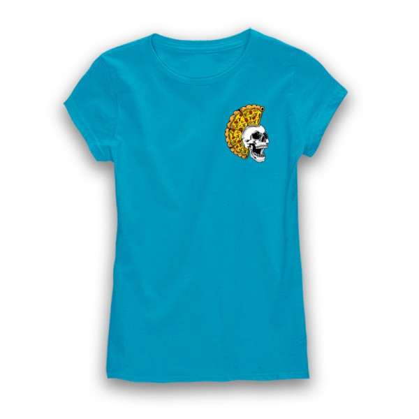 Дамска тениска PIZZA SKULL