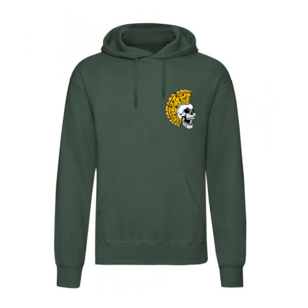 Суичър с щампа PIZZA SKULL