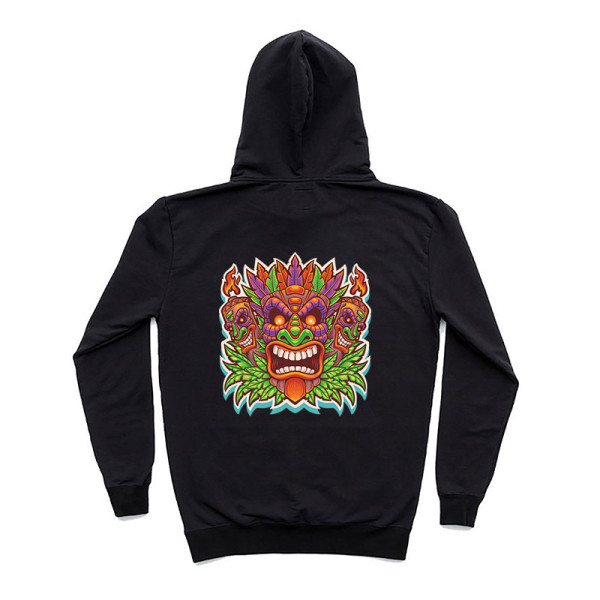 FIRE TIKI универсален суичър с качулка