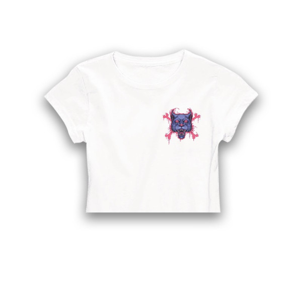 Дамки кроп топ PURPLE PANTER