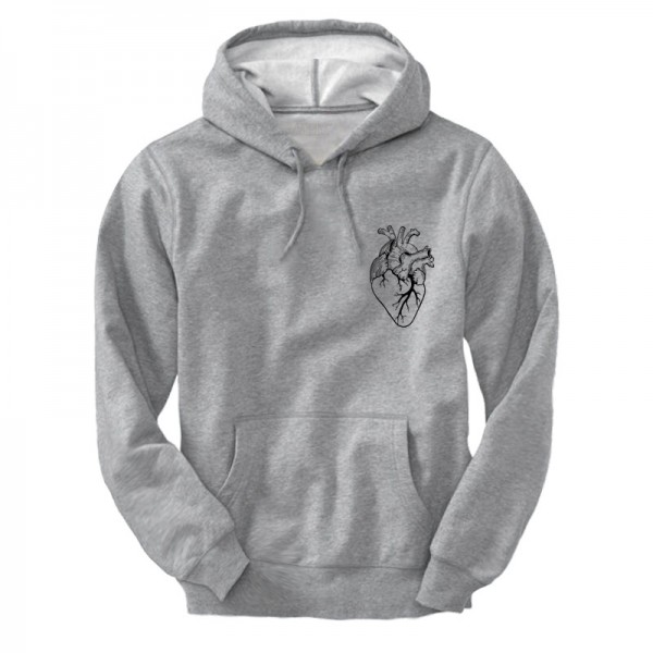 Суичър с щампа HEART