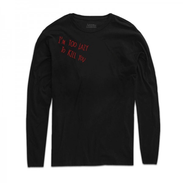 Унисекс блуза  дълъг ръкав с щампа LAZY Унисекс блуза  дълъг ръкав с щампа LAZY