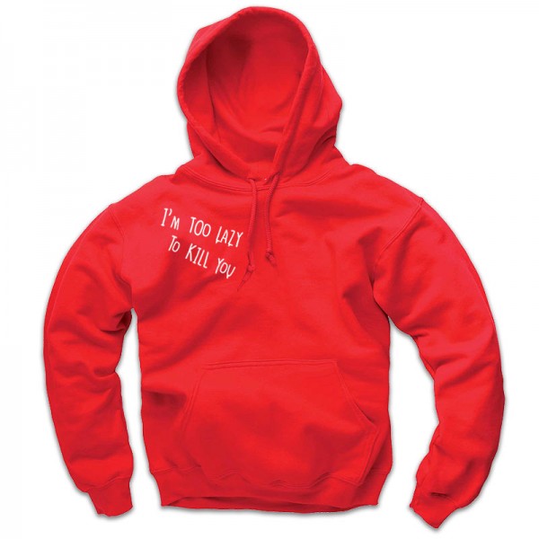 Суичър с щампа LAZY