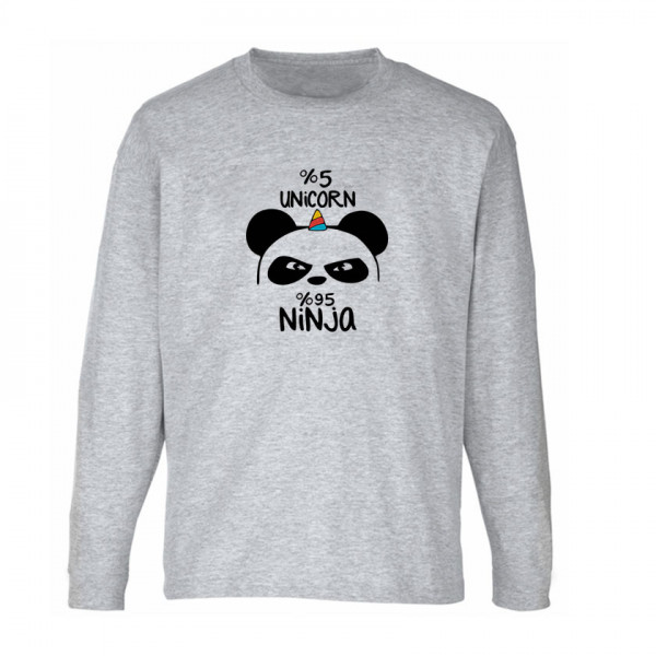 Унисекс блуза ръкав с щампа NINJA Унисекс блуза ръкав с щампа NINJA