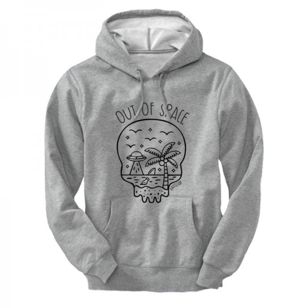 Универсален суичър с щампа OUT OF SPACE
