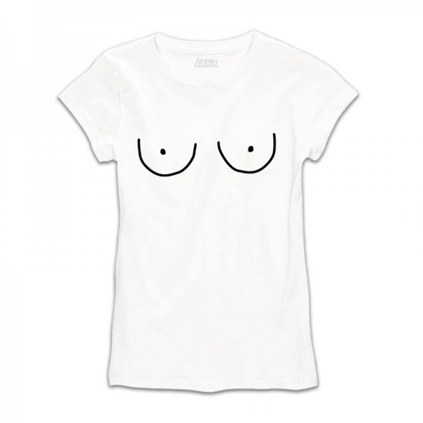 Дамска тениска с щампа TITTIES